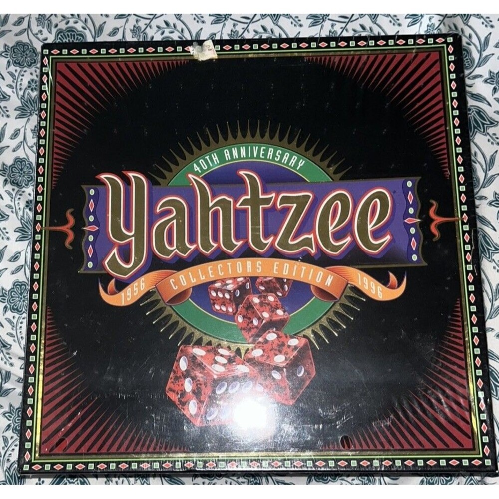 Yahtzee 40th Anniversary of the Classic Dice Game **Sealed**